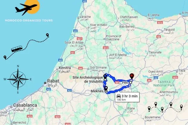 Excursión de un día desde Fez a Mequinez y Volubilis, Excursión Privada de un día de Fez, Mejor día a Meknes y Volubils desde Fez.